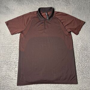 lululemon athletica Dark Brown Polo Shirt